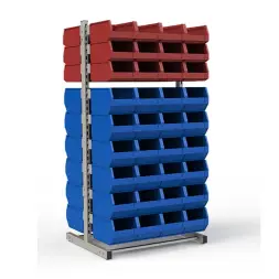 Стеллаж двусторонний №126 (1835х950х760)