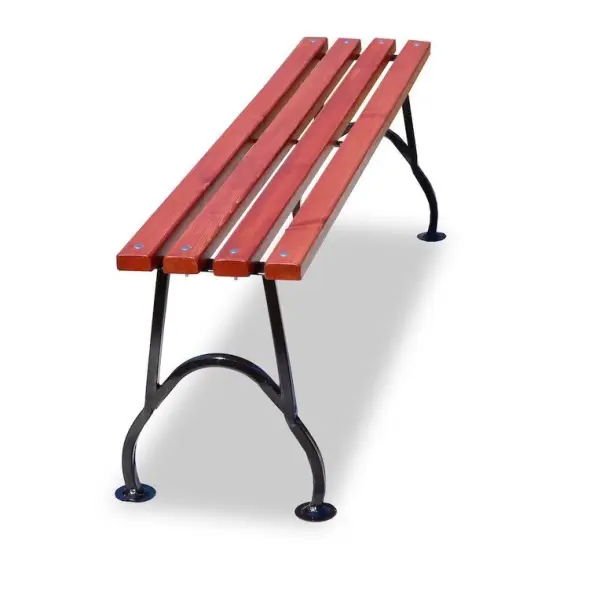 Банкетка стальная «Элегант» 3,0 м (3 опоры)