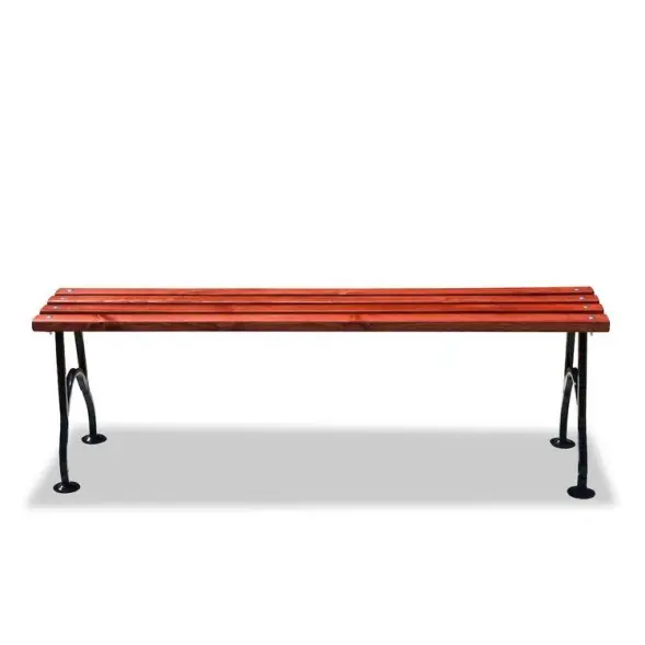 Банкетка стальная «Элегант» 3,0 м (3 опоры)