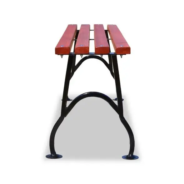 Банкетка стальная «Элегант» 3,0 м (3 опоры)