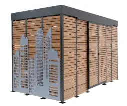 Контейнерная площадка «Бункер» 9,1 м (на 6 контейнеров)