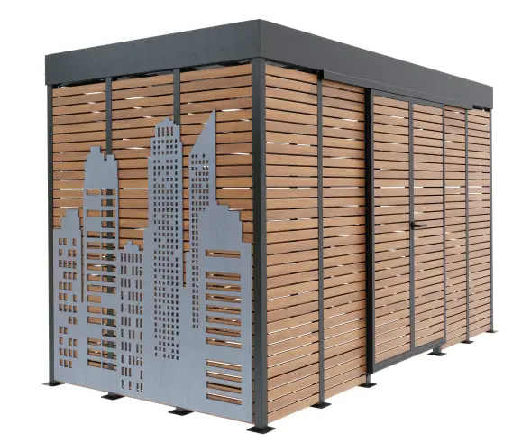 Контейнерная площадка «Бункер» 9,1 м (на 6 контейнеров)