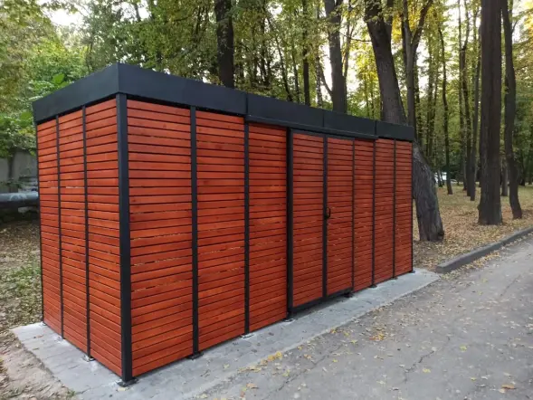 Контейнерная площадка «Бункер» 9,1 м (на 6 контейнеров)