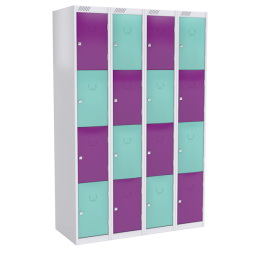 Камера хранения цветная на 16 ячеек [13151]