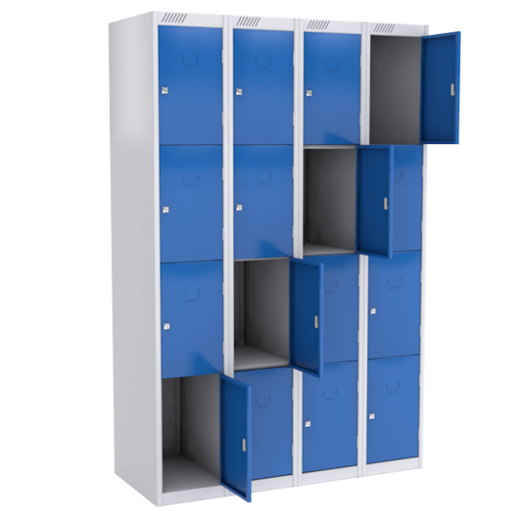 Камера хранения цветная на 16 ячеек [13151]