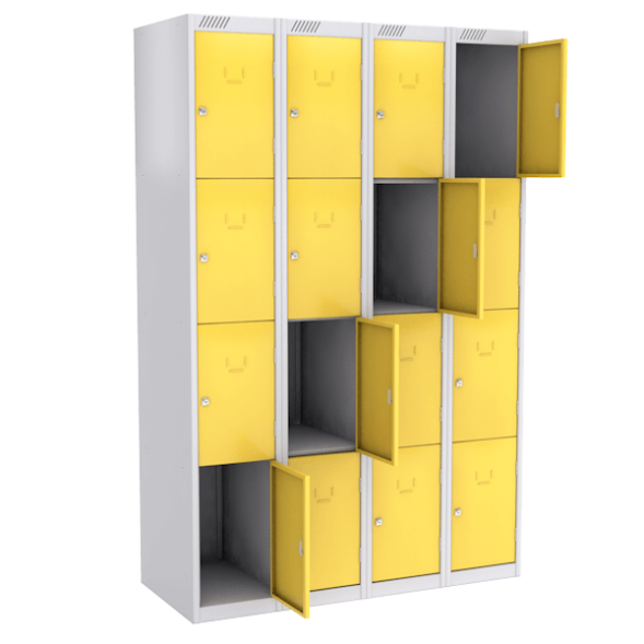 Камера хранения цветная на 16 ячеек [13151]