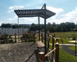 Навес со скамейкой «Модерн УНИ»