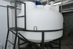Емкость ЦКТ 3000 л с патрубком 90мм под плотность до 1,2 г/см³ белая