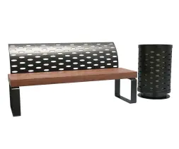 Скамейка стальная «Галактика»