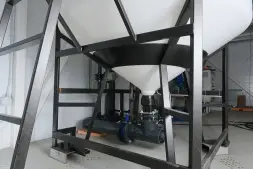 Емкость ЦКТ 3000 л с патрубком 160мм с фланцем под плотность до 1,2 г/см³ белая