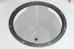 Емкость ЦКТ 3000 л с патрубком 110мм под плотность до 1,5 г/см³ белая