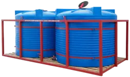 Каркас двойной для транспортировки, растворных узлов, агротехники на 10000 литров