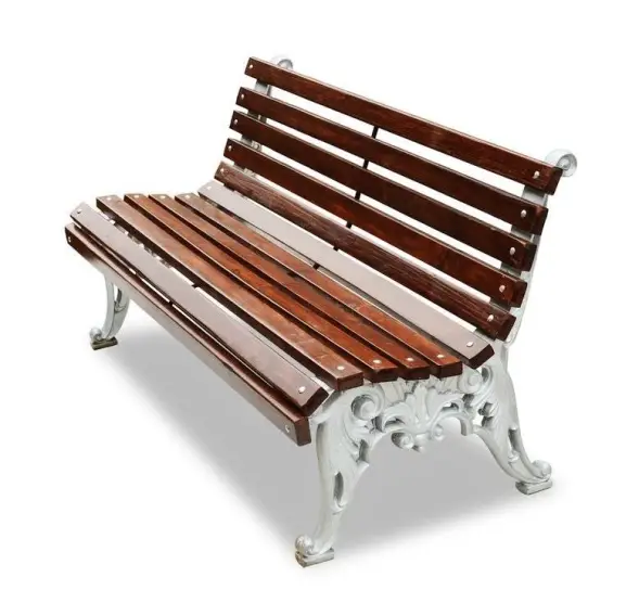 Скамейка алюминиевая «Белые ночи» без подлокотников 3,0 м (3 опоры)