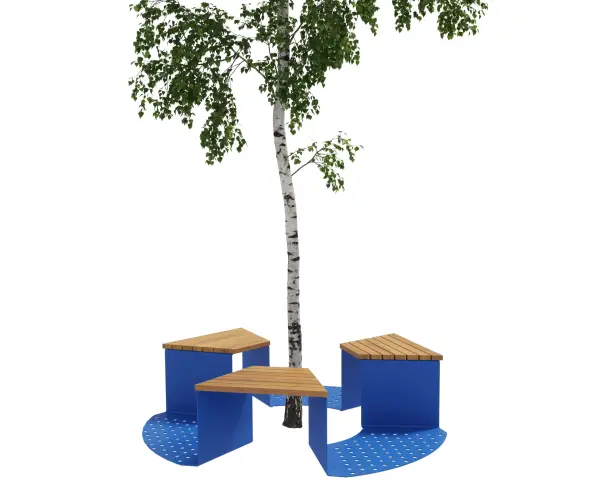 Скамейка вокруг дерева «Эраунд 3»