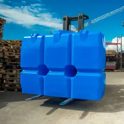 Емкость SK 2000л под плотность до 1.2 г/см3 синяя