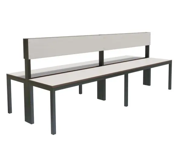 Скамейка для раздевалок «Фортран Дуо» двухсторонняя