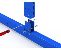 Система хранения мобильная ДВК SORTEX 1075-M №1-3, синий [КГ030401]