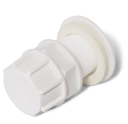 Отвод пластиковый с заглушкой 1 1/2"