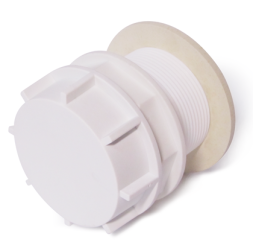 Отвод пластиковый с заглушкой 2"