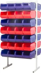 Ящик (лоток) антистатический пластиковый, 400x230x200 мм, 18.4 л, черный [5004 ESD]