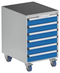 Тумба с выдвижными ящиками Treston 53/66-8, роликовые колеса, 6x100 , 5366308-07