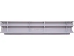 Ящик пластиковый сплошной, 400×300×75 мм, 6.4 л, серый [700.03.02 М ГД]