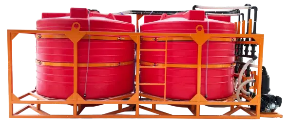 Мобильный растворный узел 3" 12000 л (2х6000 л)