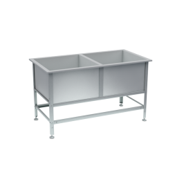 Ванна моечная 2 раковины 870x1550x800 [16777]