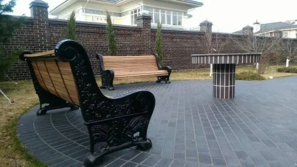 Скамейка чугунная «ВДНХ» 4,3 м