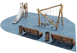 Малая детская площадка 90,4 м2 №2