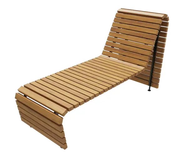 Парковый лежак 2 1,4 м (композит)
