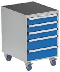 Тумба с выдвижными ящиками Treston 53/66-9, роликовые колеса, 3x100 2x150 , 5366309-07