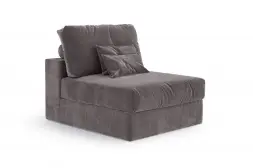 Модуль Элизиум со спинкой Вельвет-люкс - премиум