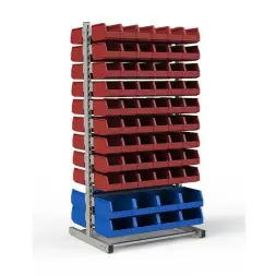 Стеллаж двусторонний №99 (1835х950х760)