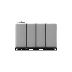 Емкость KR 4000л белая в обрешетке New