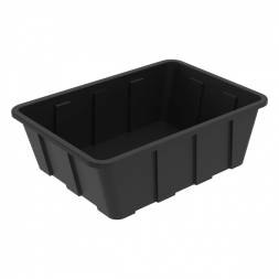 Ванна пластиковая пищевая KN, 600 л, 1.0 г/см³, HDPE, черный [1182.0600.899.000]