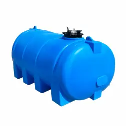 Емкость горизонтальная 10000 л с фланцевым люком